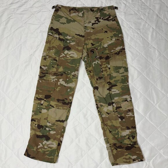 USGI OCP Multicam FR Aircrew Combat Cargo Pants Medium Short 31–35 Waist - Picture 1 of 12